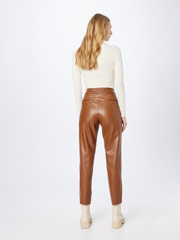 MORE & MORE Tapered Trousers in Brown