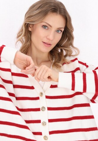 Cardigan DreiMaster Maritim en blanc