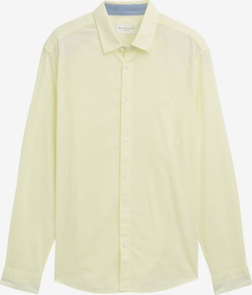 TOM TAILOR Regular fit Button Up Shirt in Green: front