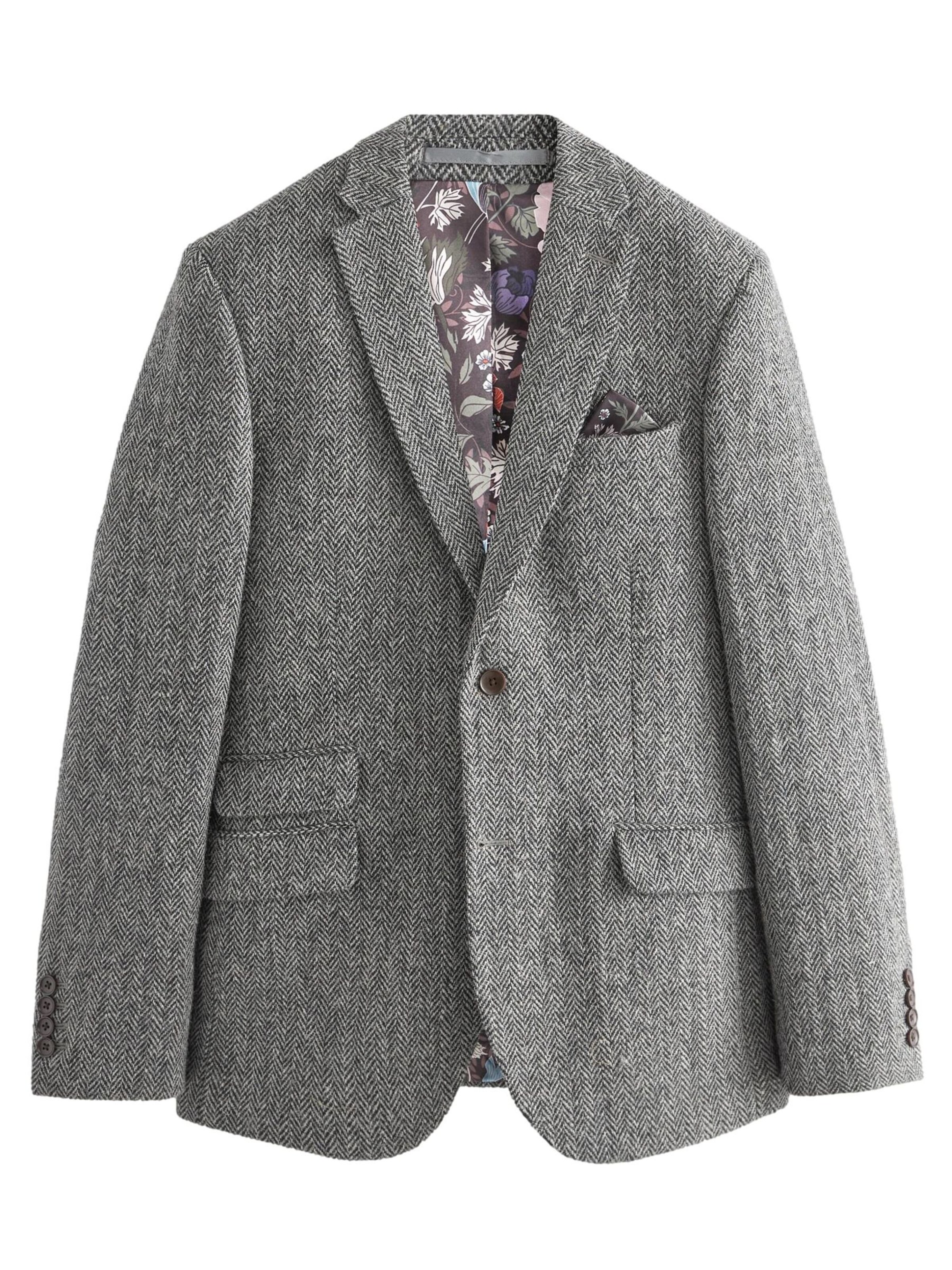 pelēks Next Standarta piegriezums Klasiska žakete: no priekšpuses