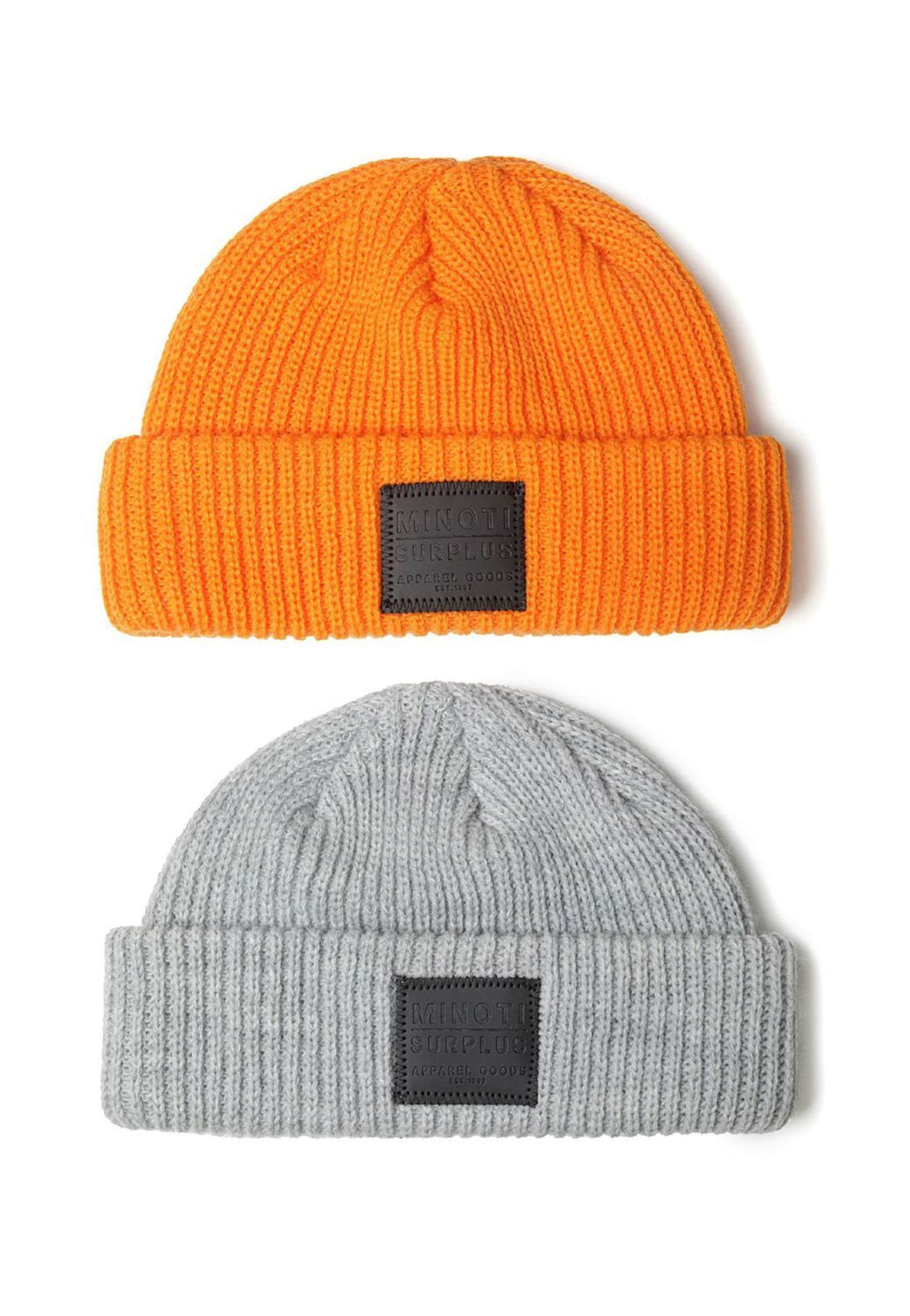 MINOTI Beanie in Grey: front