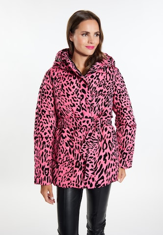 faina Winter Jacket 'Dedica' in Pink: front