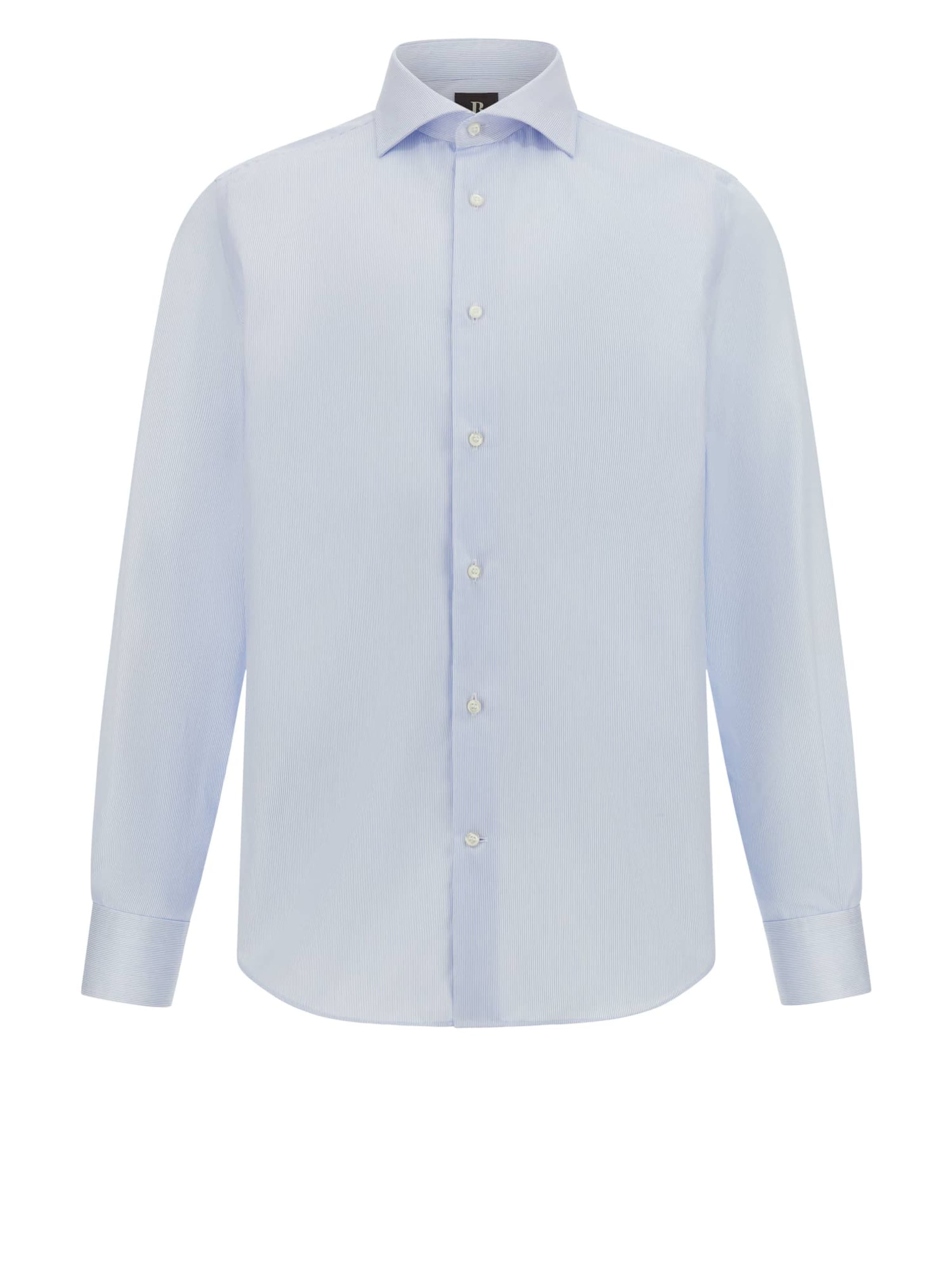 Boggi Milano Средняя посадка Рубашка 'Ultimate' в Синий: спереди