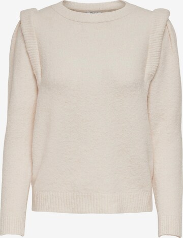 Pullover 'Sunflower' di ONLY in beige: frontale