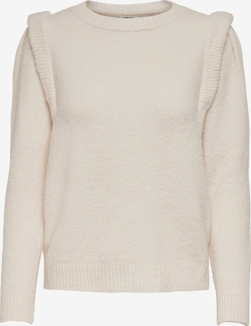 ONLY Sweater 'Sunflower' in Beige: front