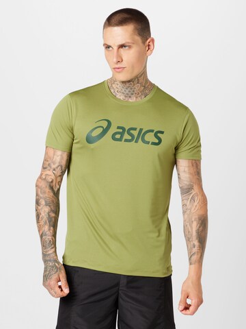ASICS Λειτουργικό μπλουζάκι σε πράσινο: μπροστά