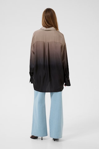 KAREN BY SIMONSEN Blouse 'Ursula' in Brown