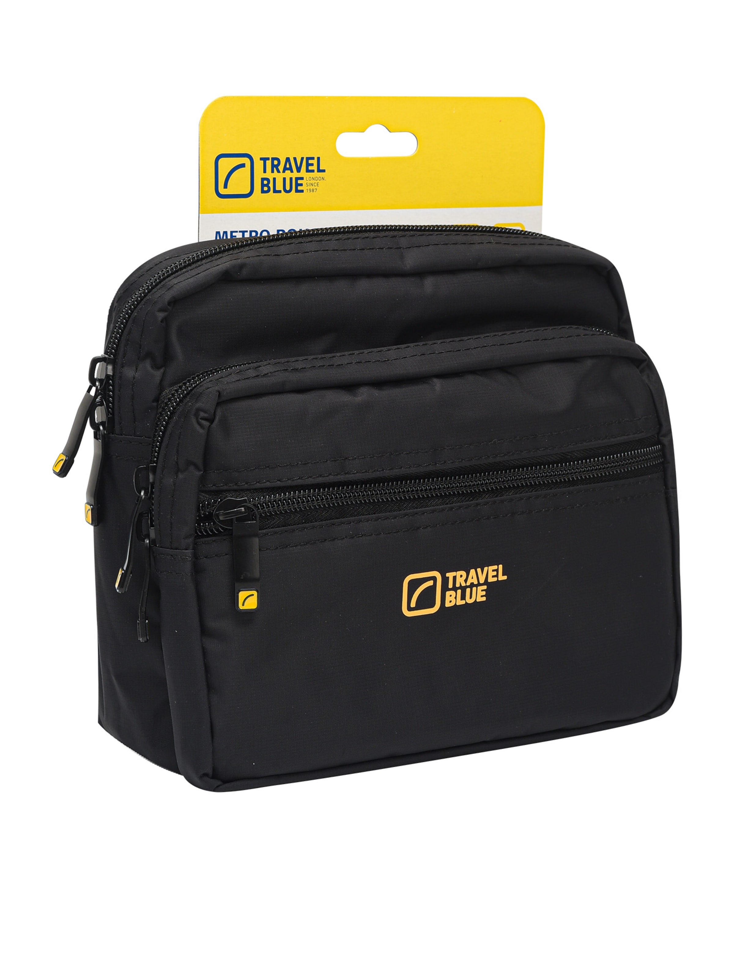 Travel Blue Fanny Pack 'Metro' in Black