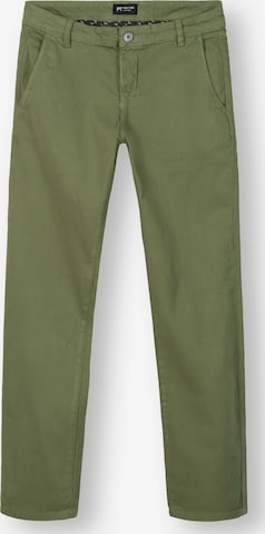 Pantalon chino 'Solon' Peak Time en vert : devant