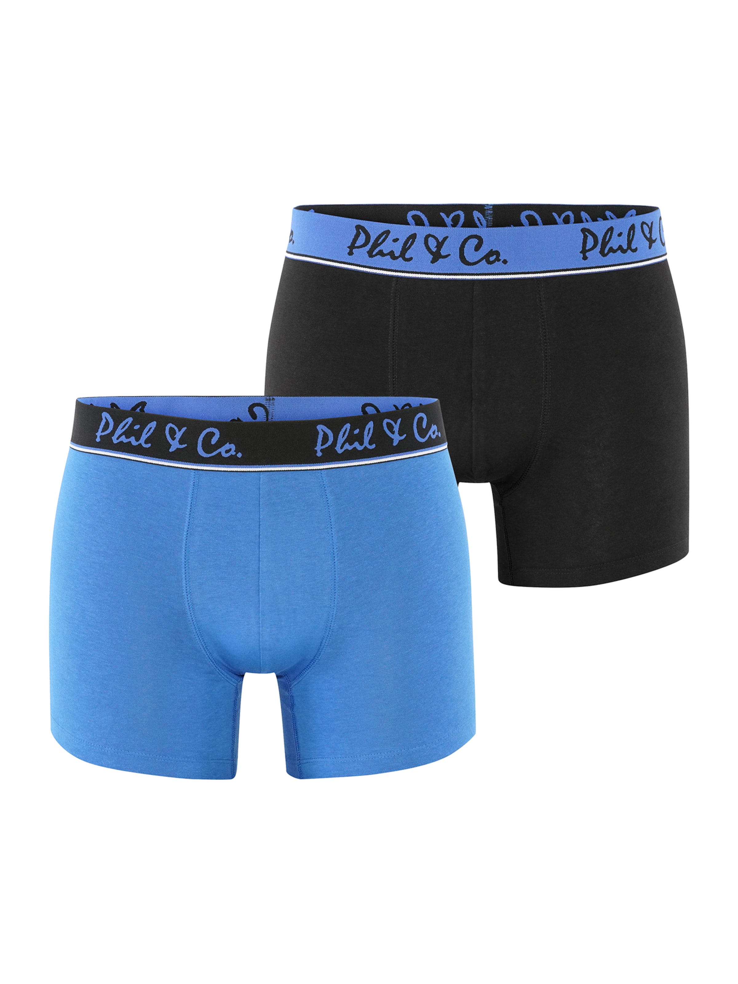 Boxers 'Retro' Phil & Co. Berlin en bleu : devant