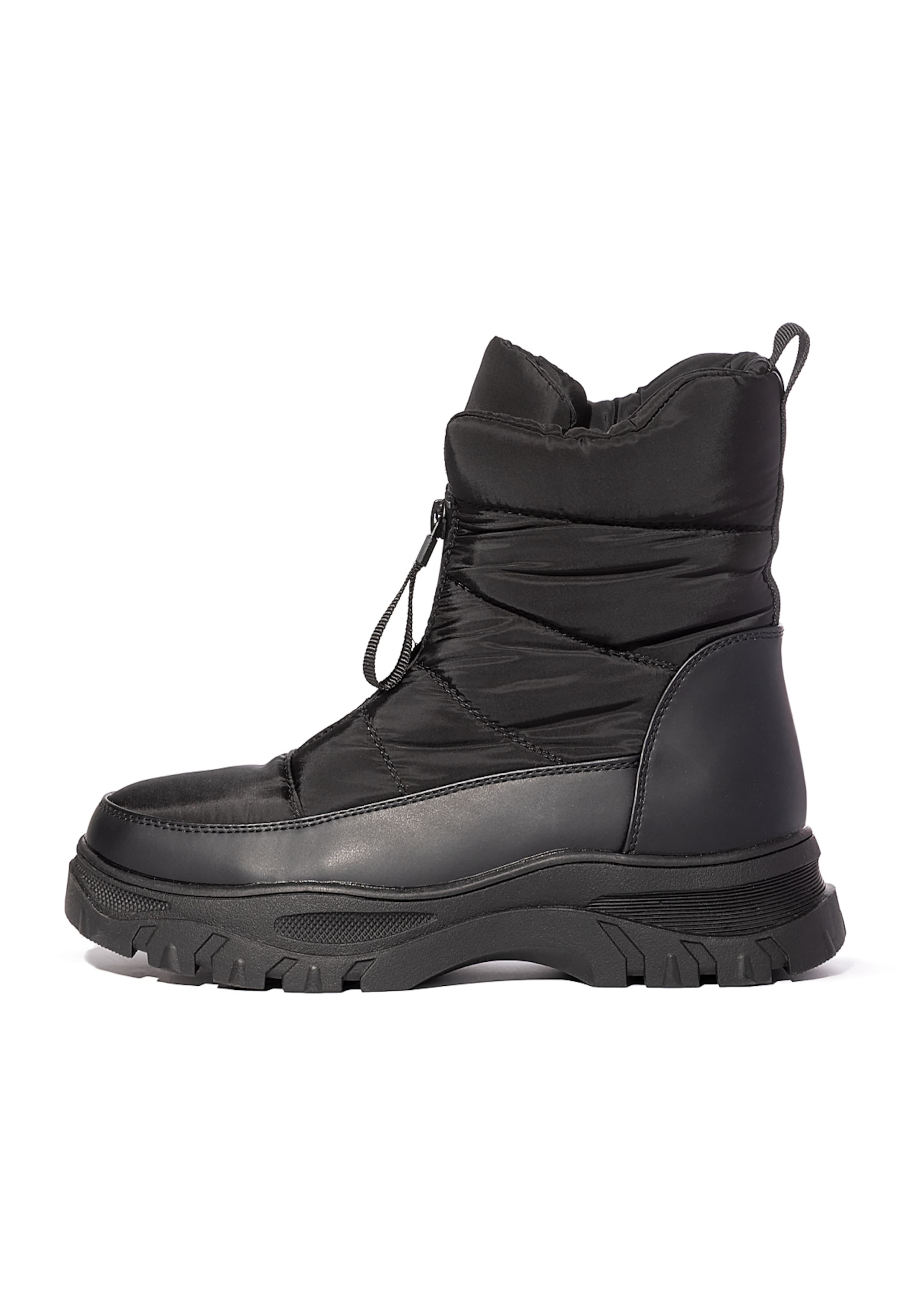 CESARE GASPARI Schnürstiefel in Schwarz: Vorderseite