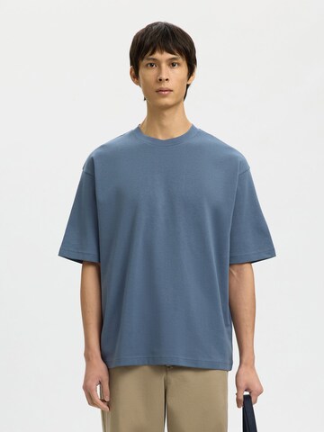 SELECTED Shirt 'SLHOscar' in Blauw: voorkant