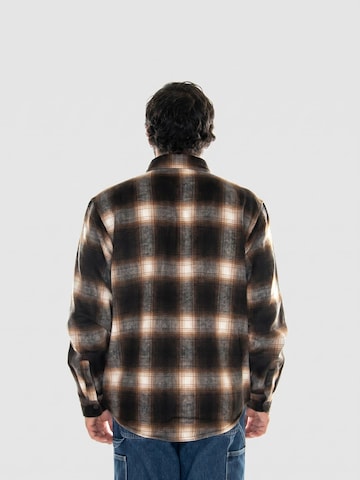 Carhartt WIP Comfort fit Overhemd 'Moreau Shirt Jac Moreau Check, Deep H Brown' in Bruin