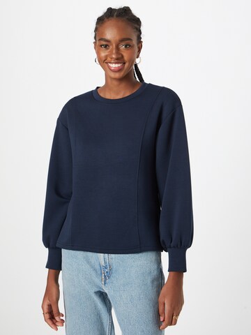 b.young Sweatshirt in Blauw: voorkant