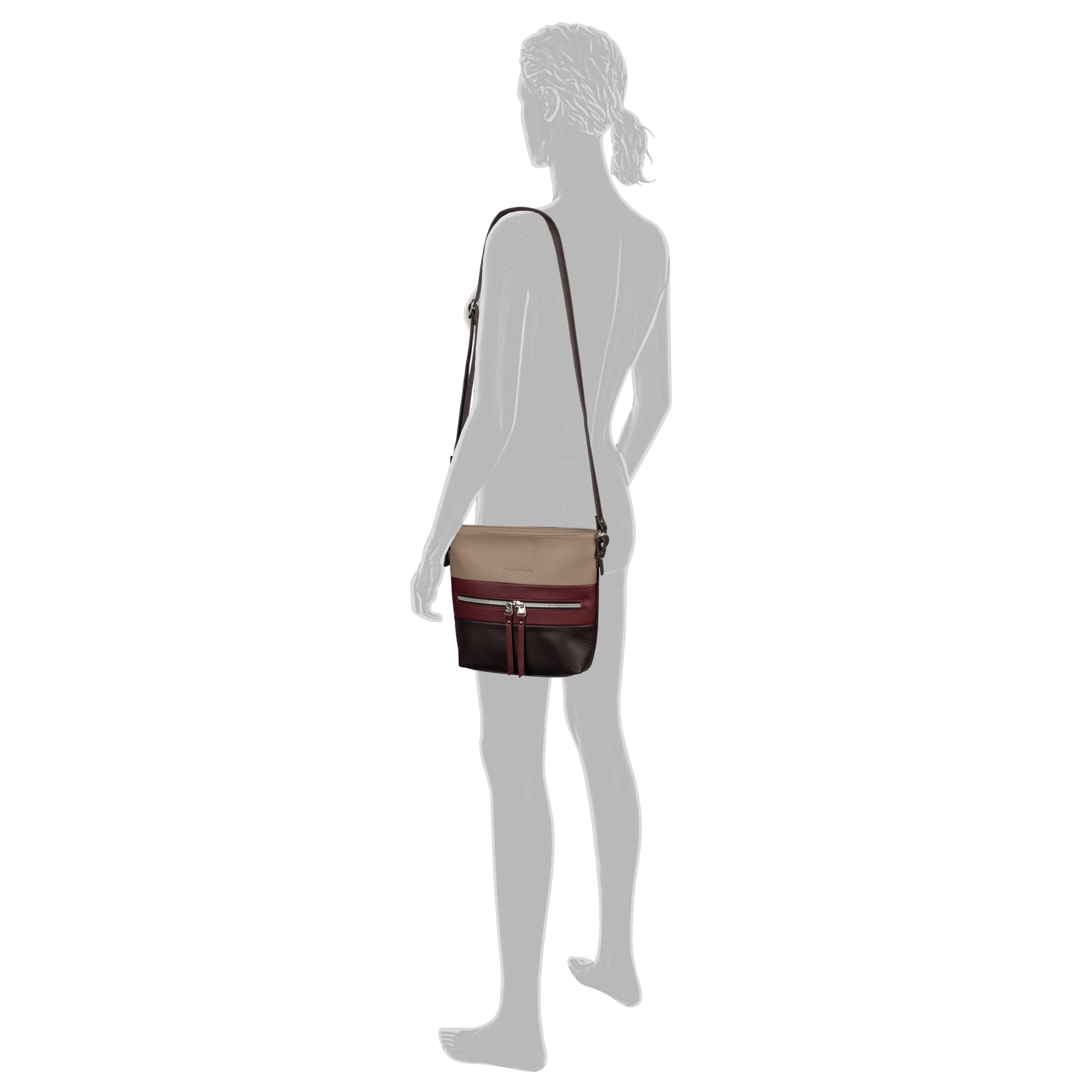 TOM TAILOR Crossbody Bag in Brown