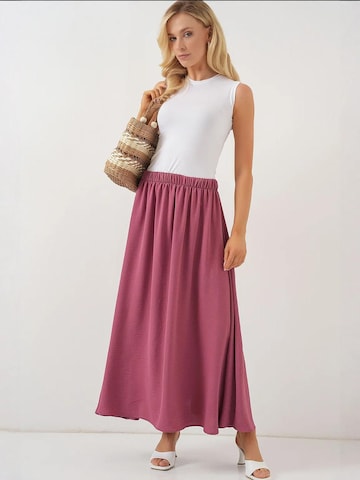 Bigdart Skirt in Pink: front