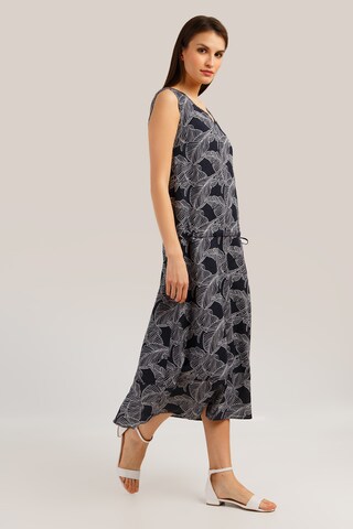 Finn Flare Dress in Blue