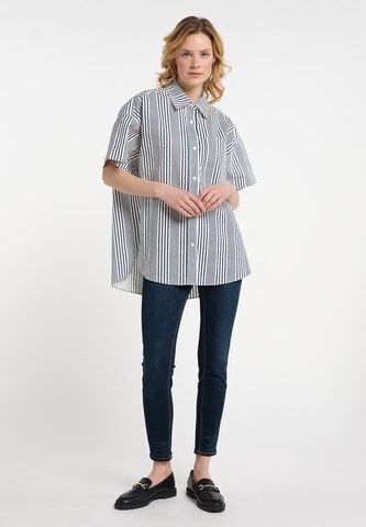 DreiMaster Maritim Bluse in Blau