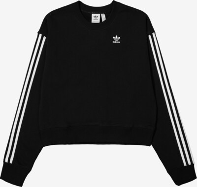ADIDAS ORIGINALS Sweatshirt 'Adicolor Classics' in de kleur Zwart / Wit, Productweergave