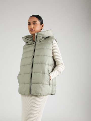 ESPRIT Bodywarmer in Groen: voorkant