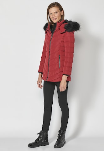 Parka d’hiver KOROSHI en rouge