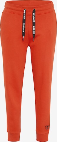 CHIEMSEE Tapered Pants in Orange: front