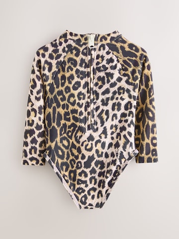 smALLSAINTS Jednodielne plavky - Hnedá