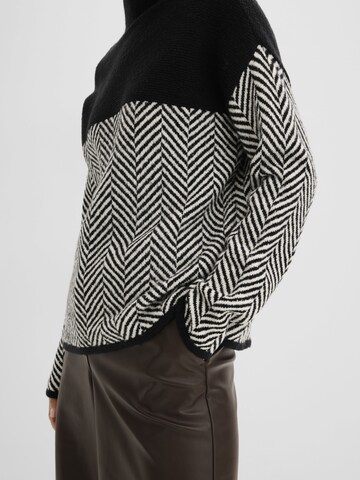 bonprix Sweter w kolorze czarny