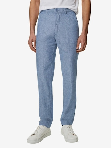 Marks & Spencer Regular Chino Pants in Blue: front