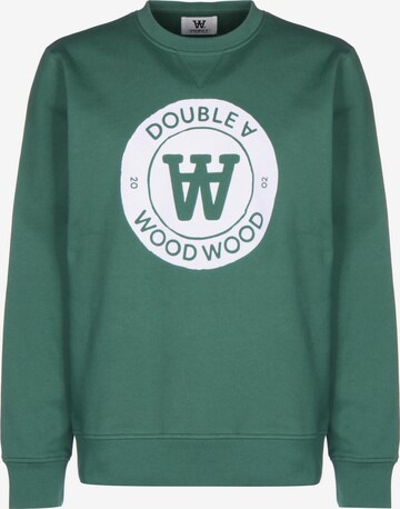 Sweat-shirt WOOD WOOD en vert : devant