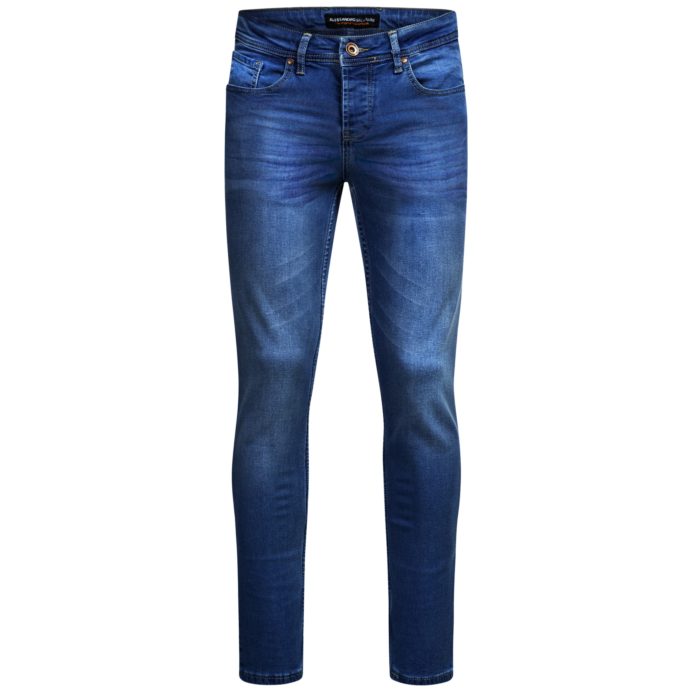 Alessandro Salvarini Jeans in Blauw: voorkant