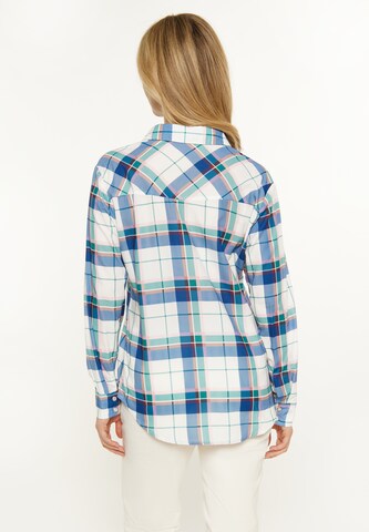 usha BLUE LABEL Blouse in Blue