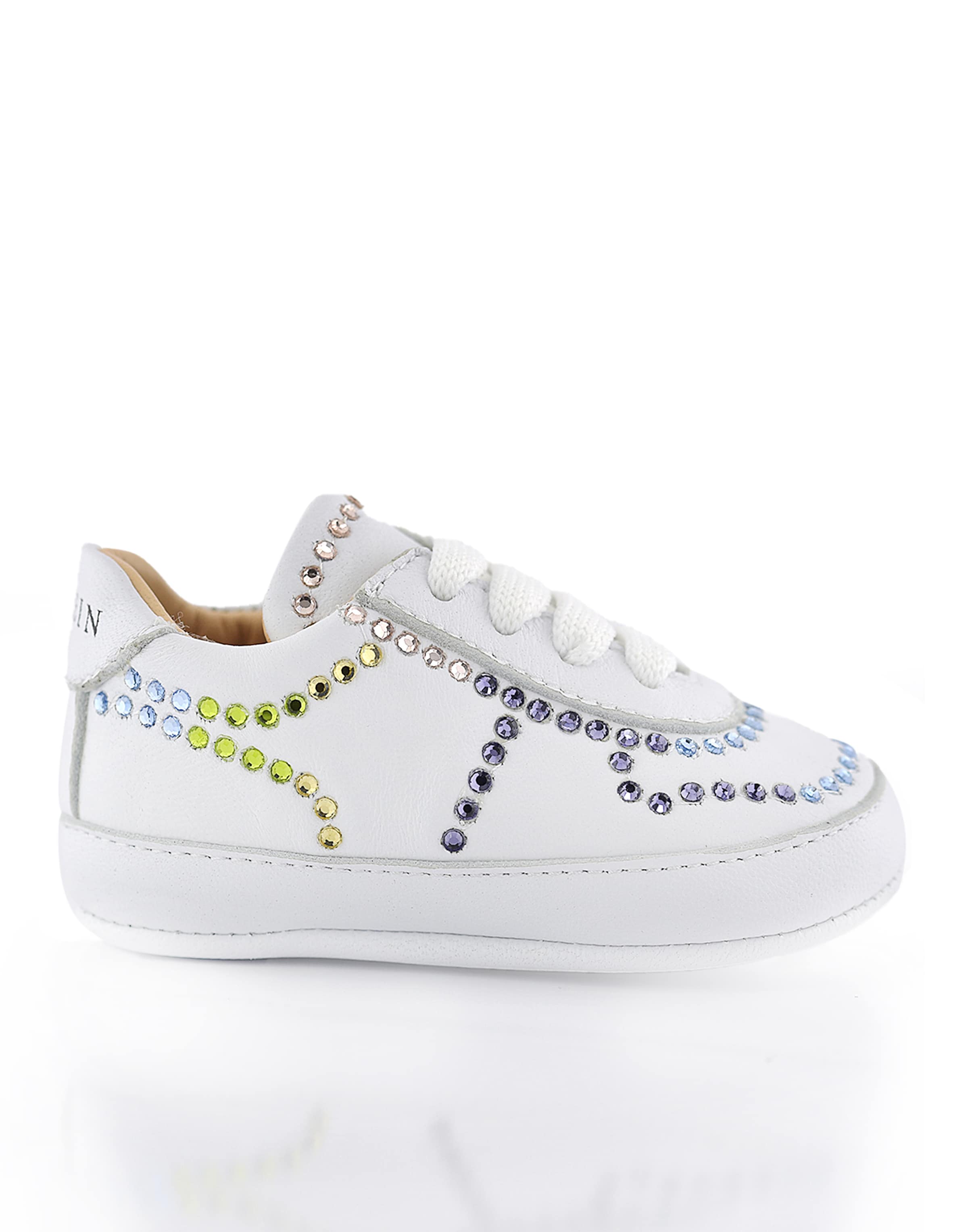 Neonato di Philipp Plein in bianco: frontale