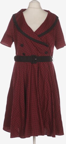 Hell Bunny Dress in 4XL in Red: front