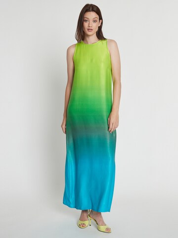 Ana Alcazar Jurk ' Rapola ' in Blauw: voorkant