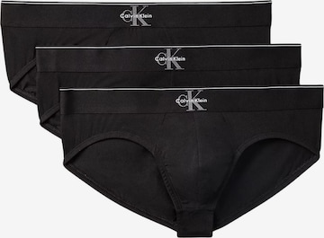 Calvin Klein Slip 'CALVIN KLEIN HIP BRIEF 3PK Intimo' in Zwart: voorkant