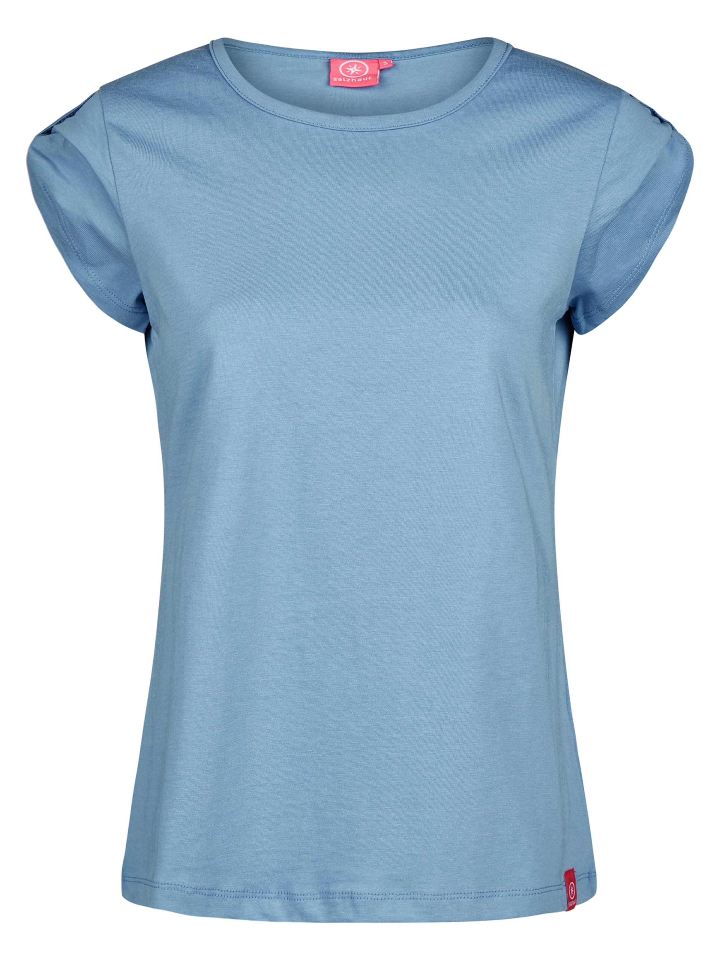 salzhaut Shirt 'Biike' in Blau: Vorderseite