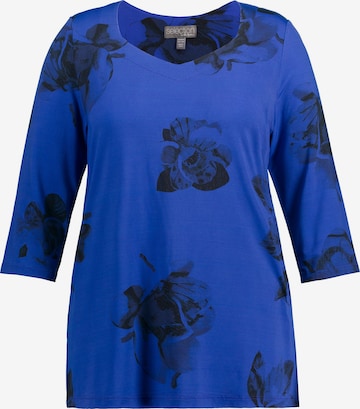 Ulla Popken Shirt in Blauw: voorkant