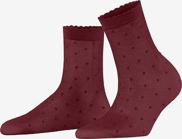 FALKE Socken 'Dot' in Rot: Vorderseite