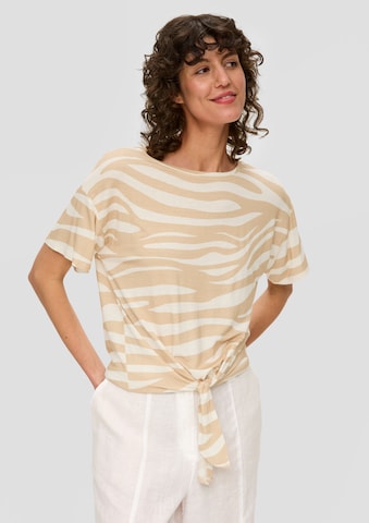 s.Oliver Shirt in Beige: predná strana