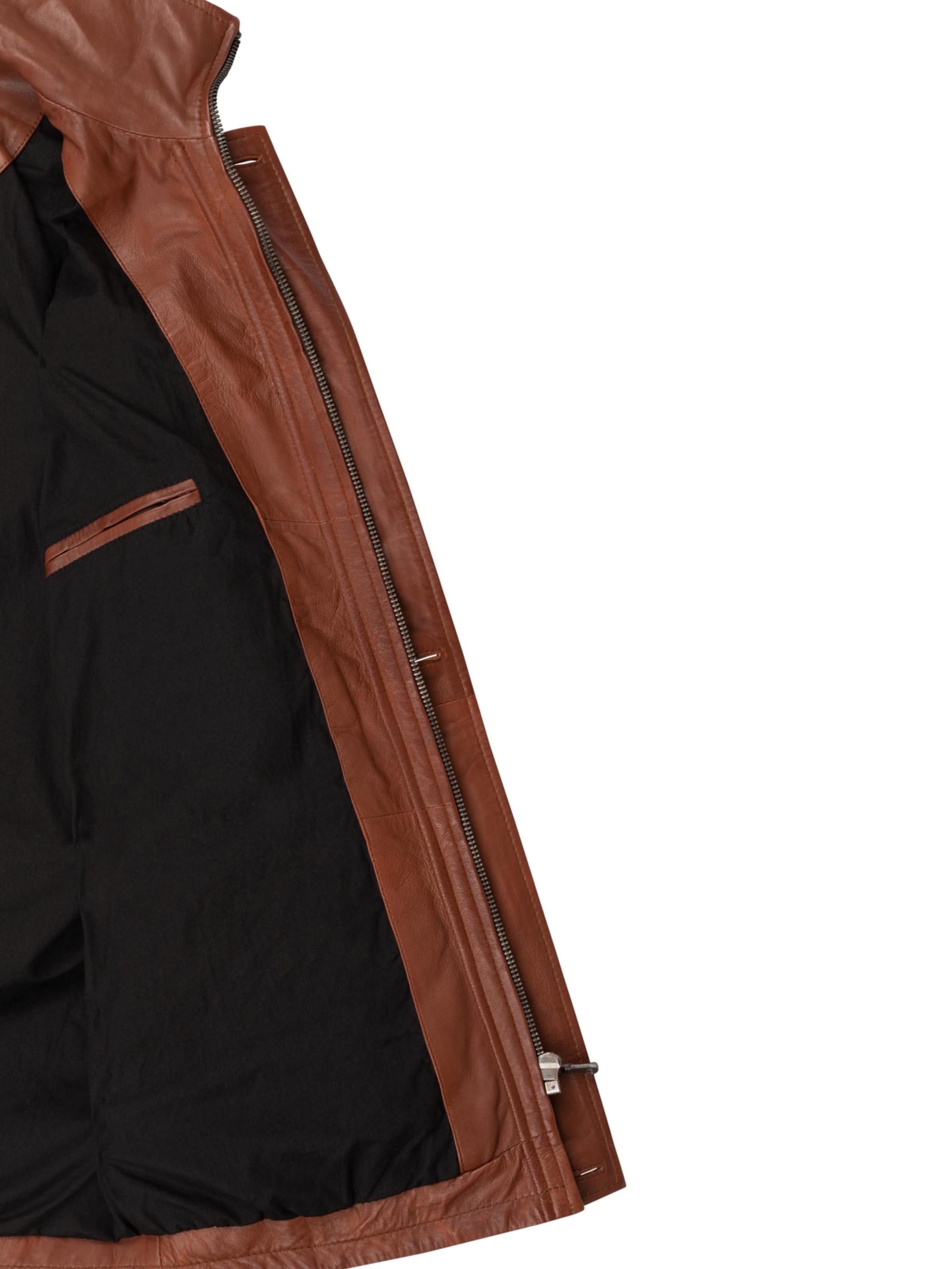 Mouflon Between-Seasons Parka 'Lorenzo' in Brown