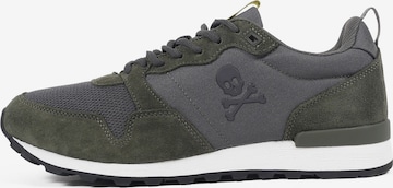 Scalpers Platform trainers 'Skull' in Green: front