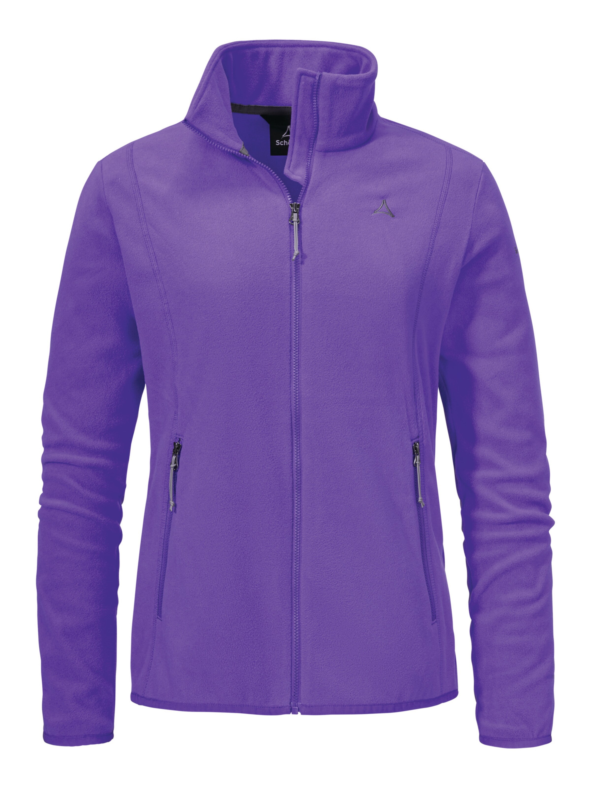 Schöffel Functionele fleece jas in Lila: voorkant