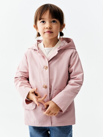 MANGO KIDS Between-Season Jacket 'Grace' in Pink: front