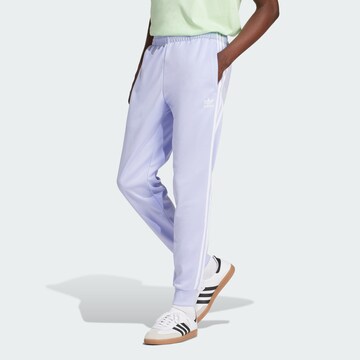 Effilé Pantalon 'Adicolor Classics' ADIDAS ORIGINALS en violet : devant