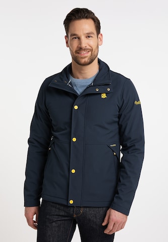 Schmuddelwedda Between-season jacket in Blue: front