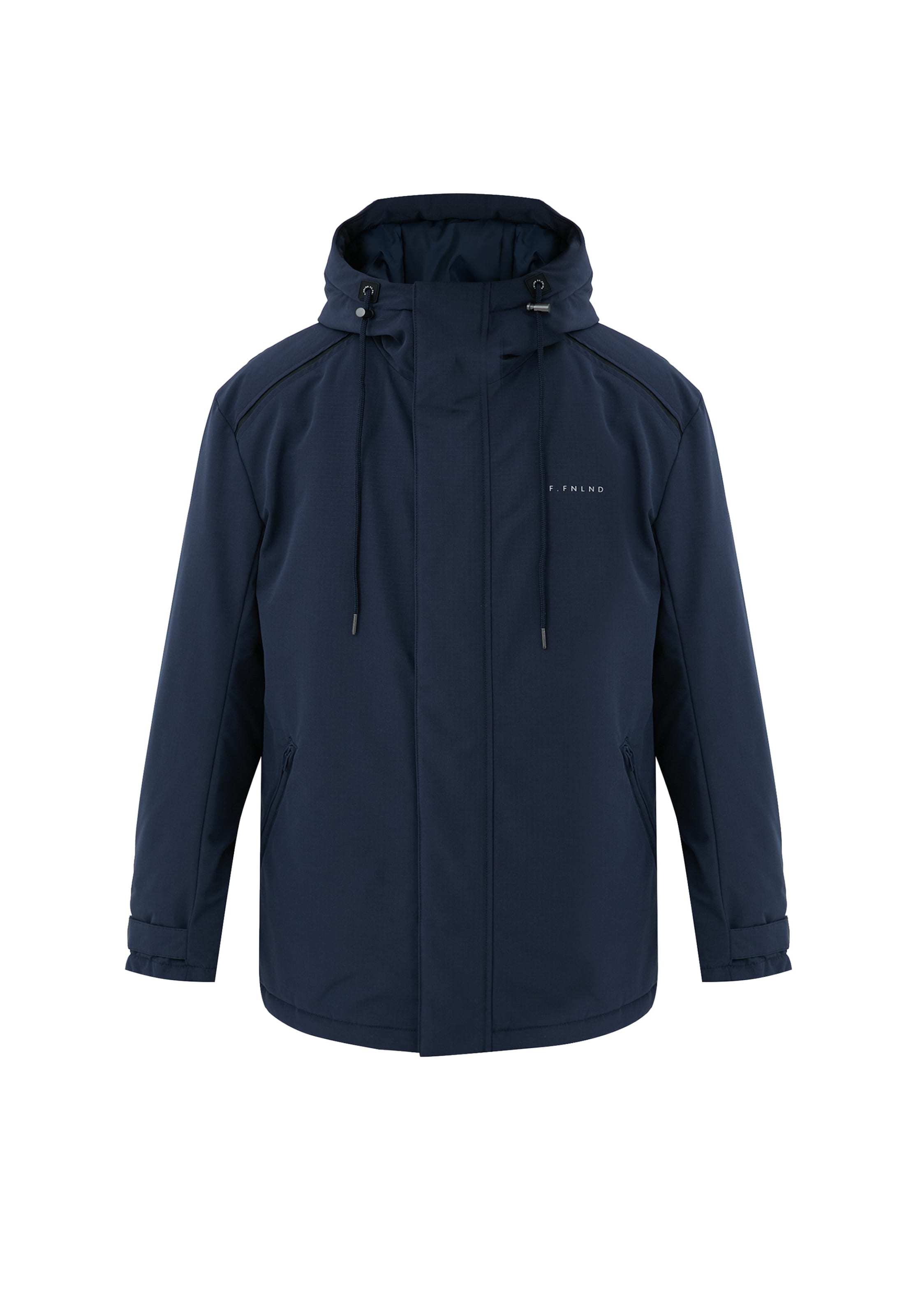 Finn Flare Tussenparka in Blauw: voorkant
