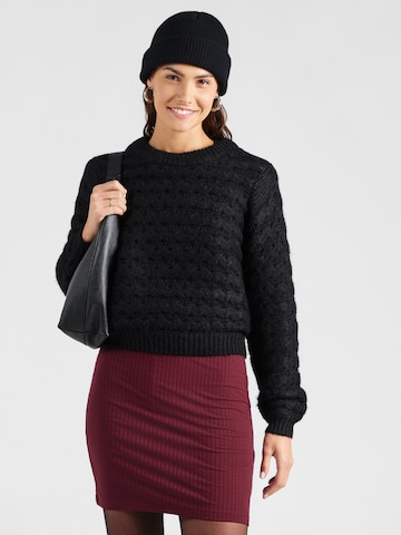 VERO MODA Pullover 'VMLauryn' in Schwarz: Vorderseite