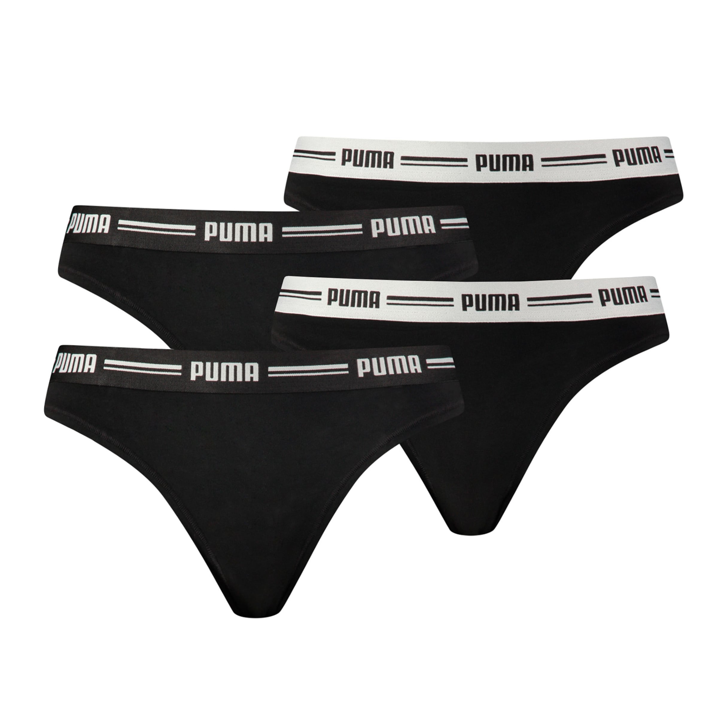 PUMA String in Schwarz: Vorderseite