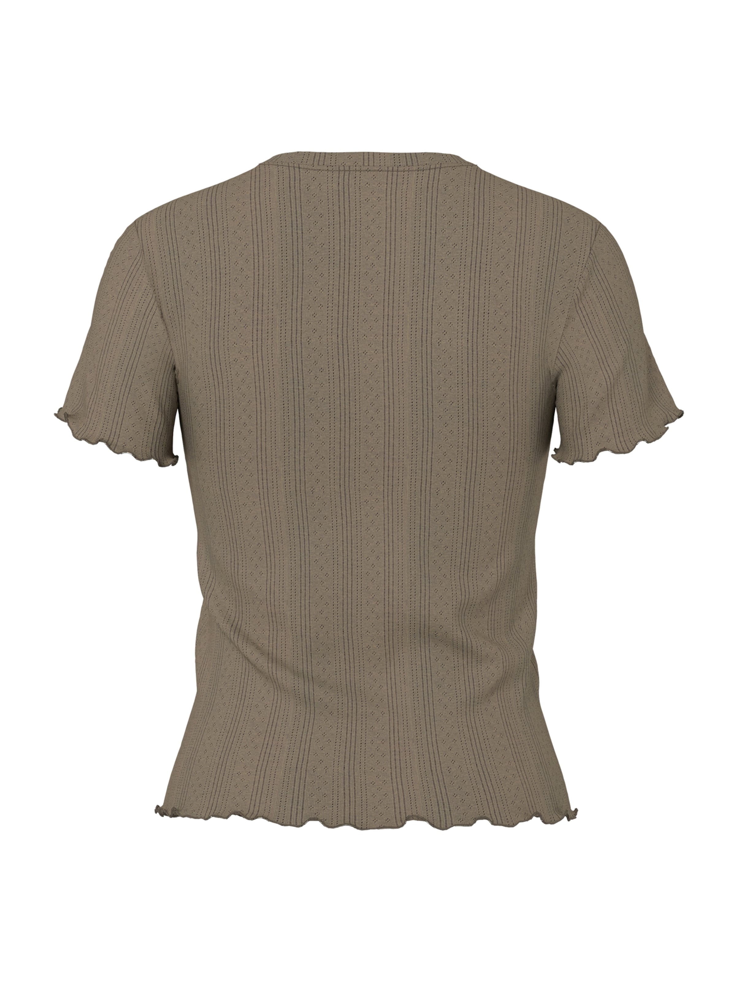 T-shirt PIECES en marron